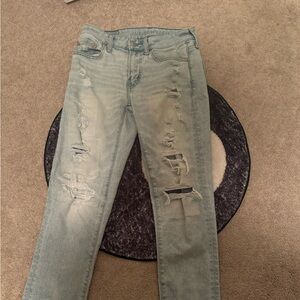 American Eagle Ripped blue